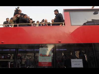 اتوبوس دو طبقه جدید در تهران